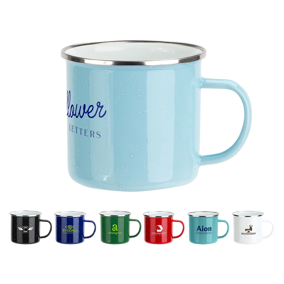 Foundry 16 oz Enamel-Lined Iron Coffee Mug 1