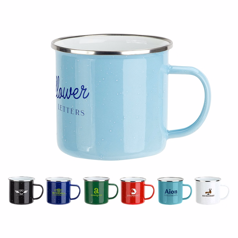 Foundry 16 oz Enamel-Lined Iron Coffee Mug
