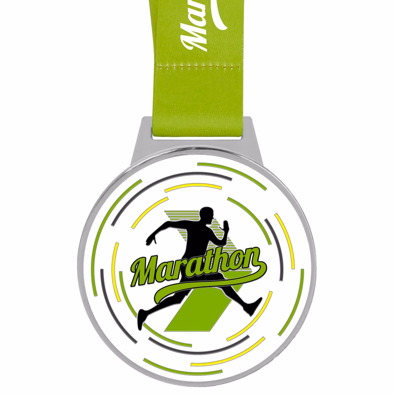 2" Custom Shape Hard Enamel Single Side Medal