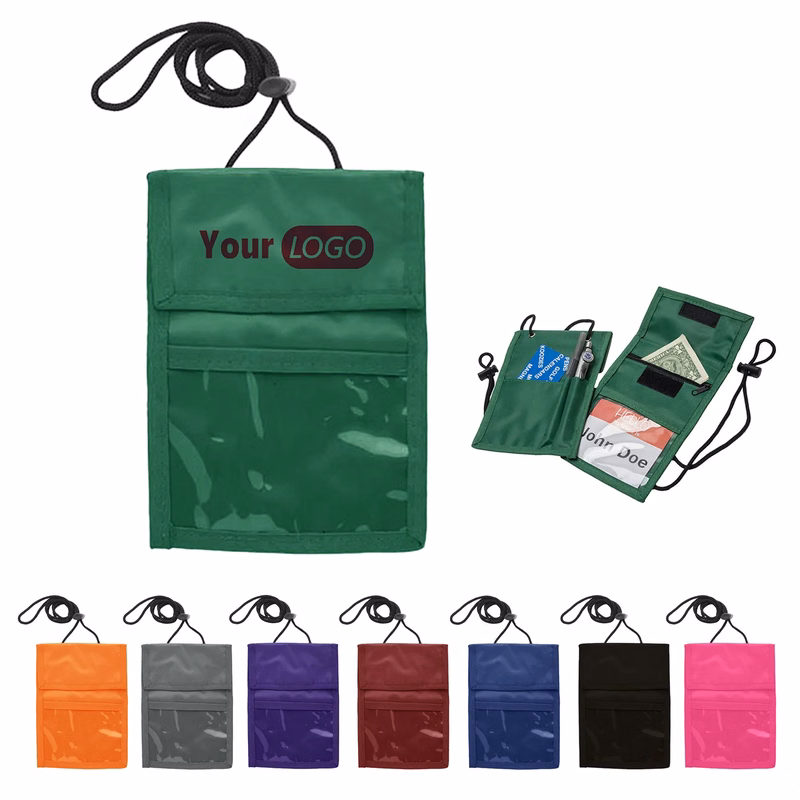 Travel Neck Wallet with Lanyard