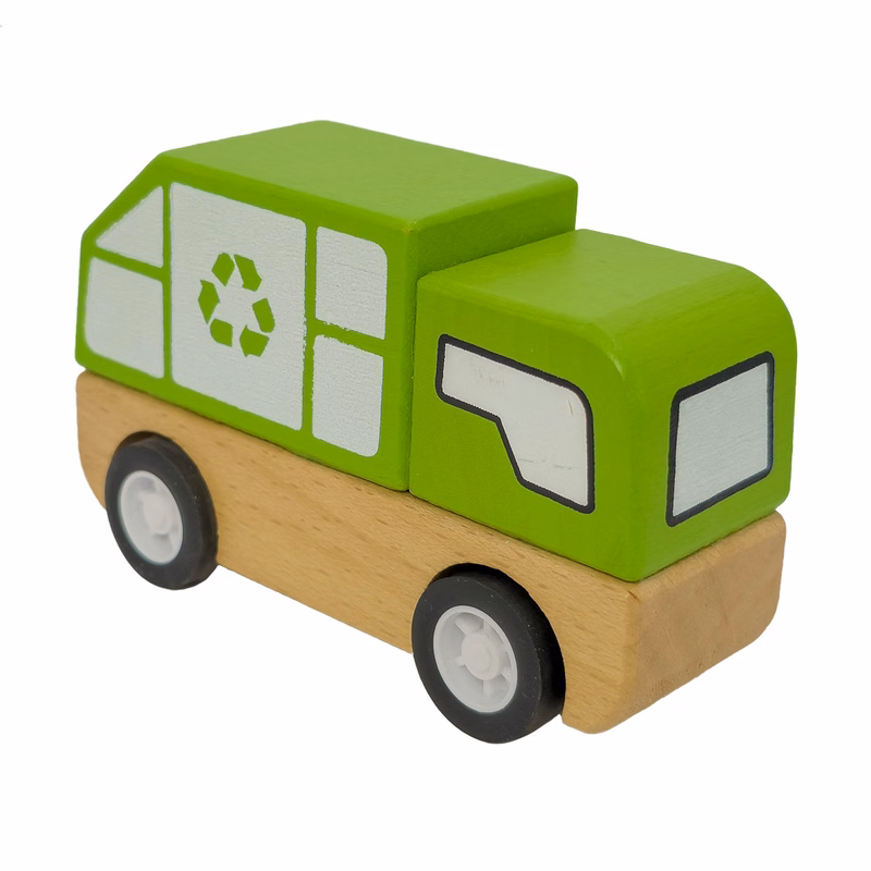 Wooden Recycling Truck