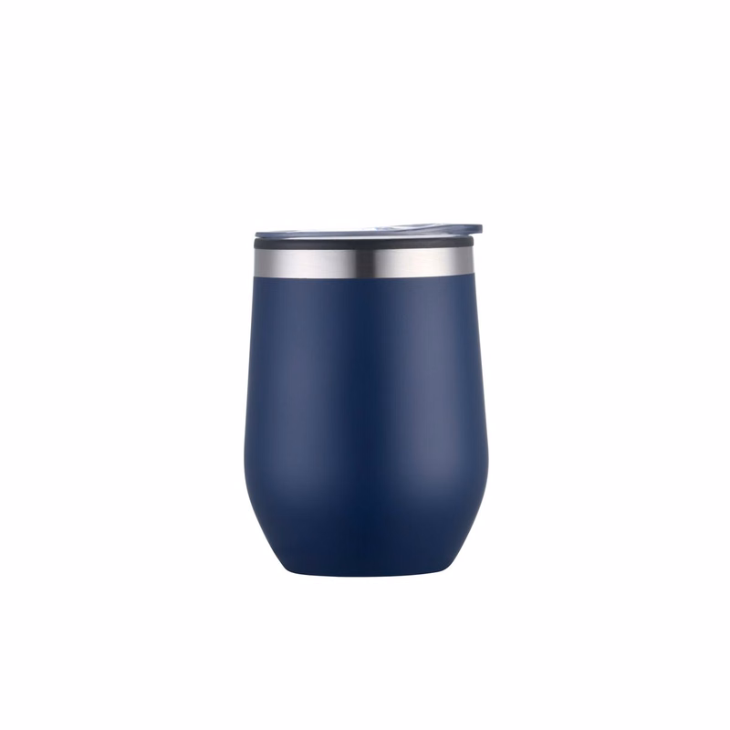 Endura 12 oz Navy Double Wall Wine Cup
