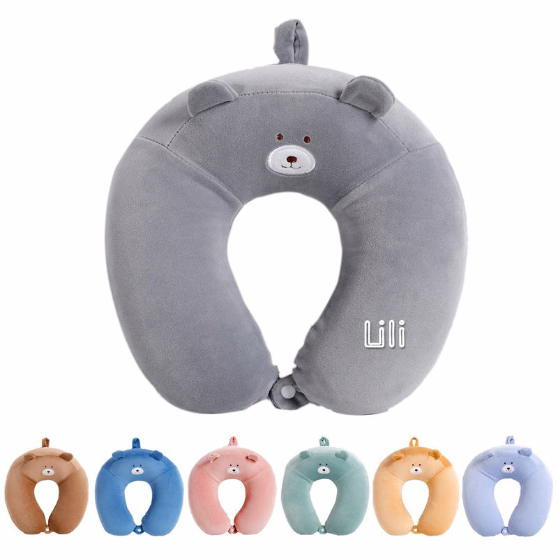 Kids U Shape Pillow For Airplane Travel