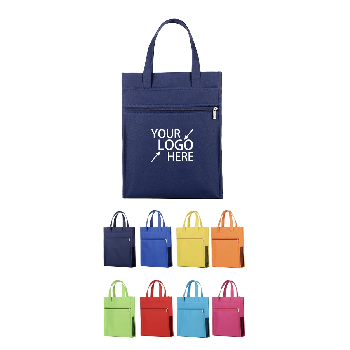 Oxford Fabric Tote with Waterproof and Anti-Wear Features, custom tote bag with logo imprint 1