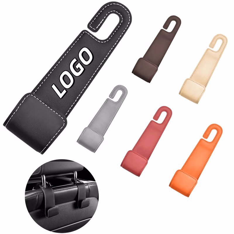 Car seat leather hook
