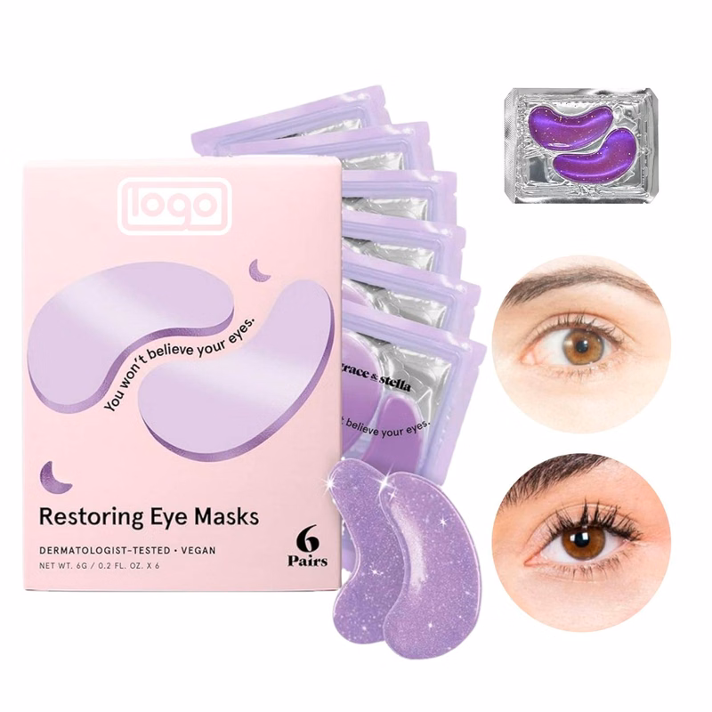 6 Pairs Hydrating Eye Masks Set