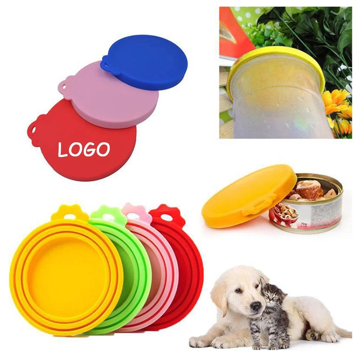 Pet Silicone Can Lid 1