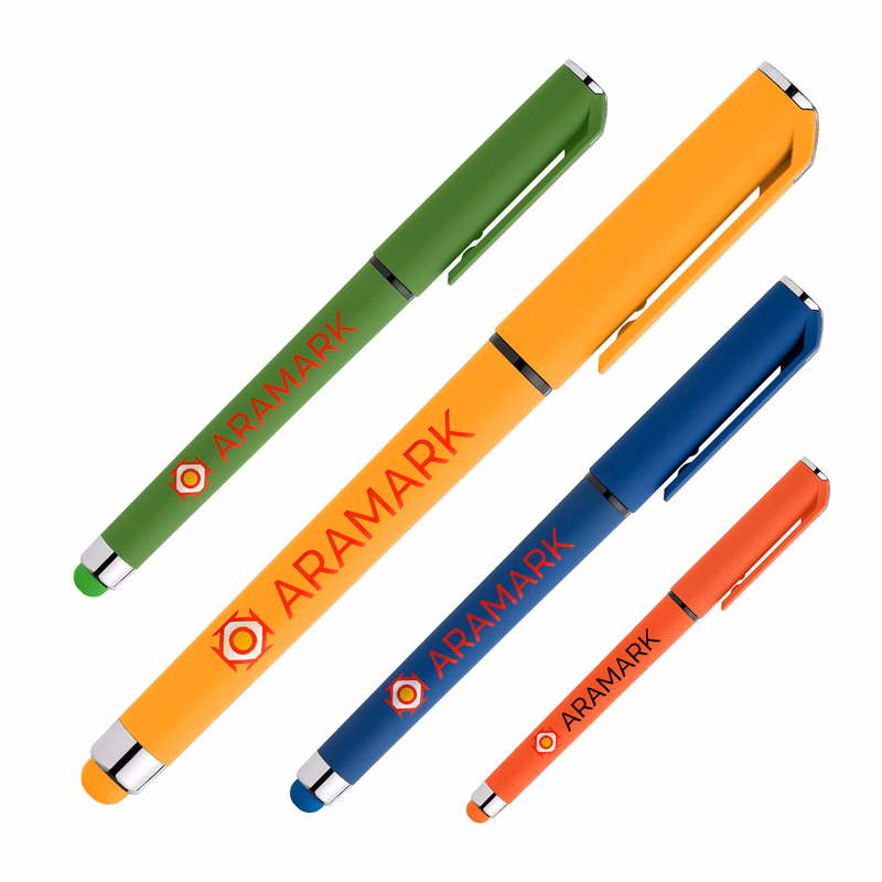 Lilac Recycled Plastic Gel Pen (Full Color Imprint)