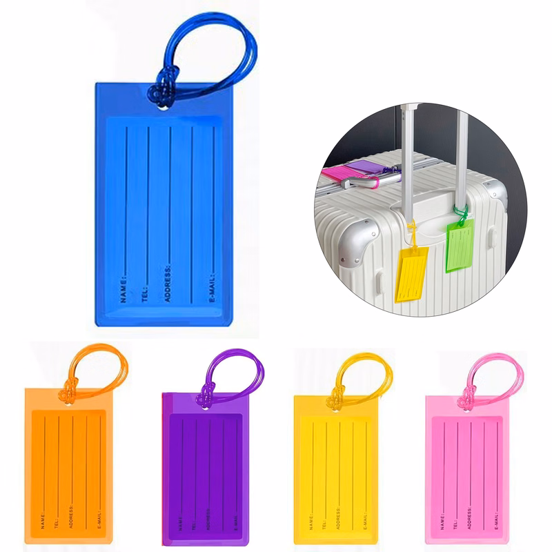 Colorful luggage tags