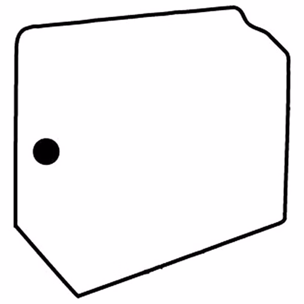 Battery 2 Outline Key Tag (Spot Color)