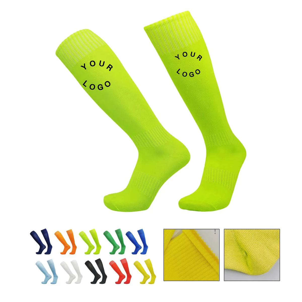 Custom Football Socks with Embroidery 1