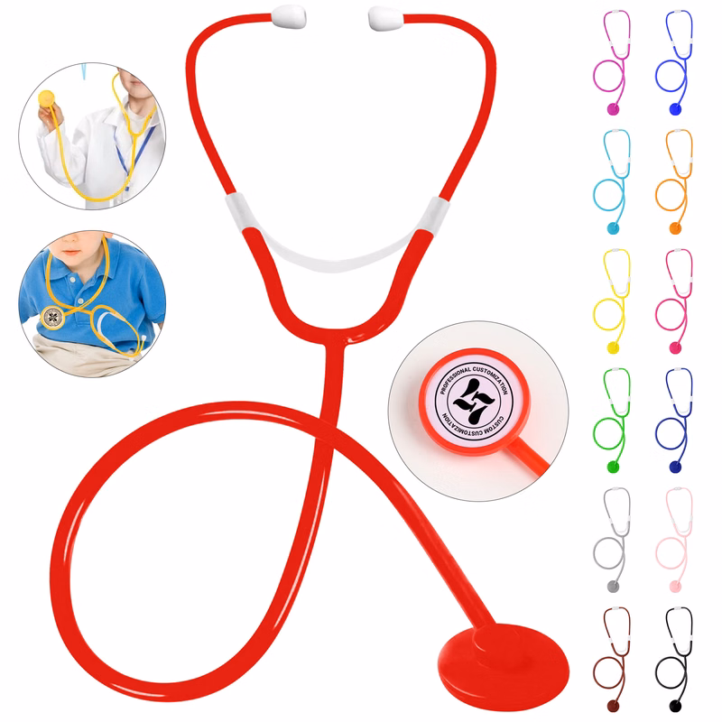 Kid's DIY Simulated Plastic Disposable Stethoscope Toy