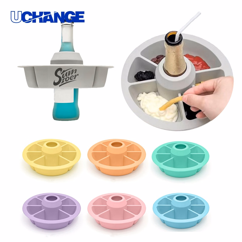 Silicone Snack Bowl for Beer Bottles