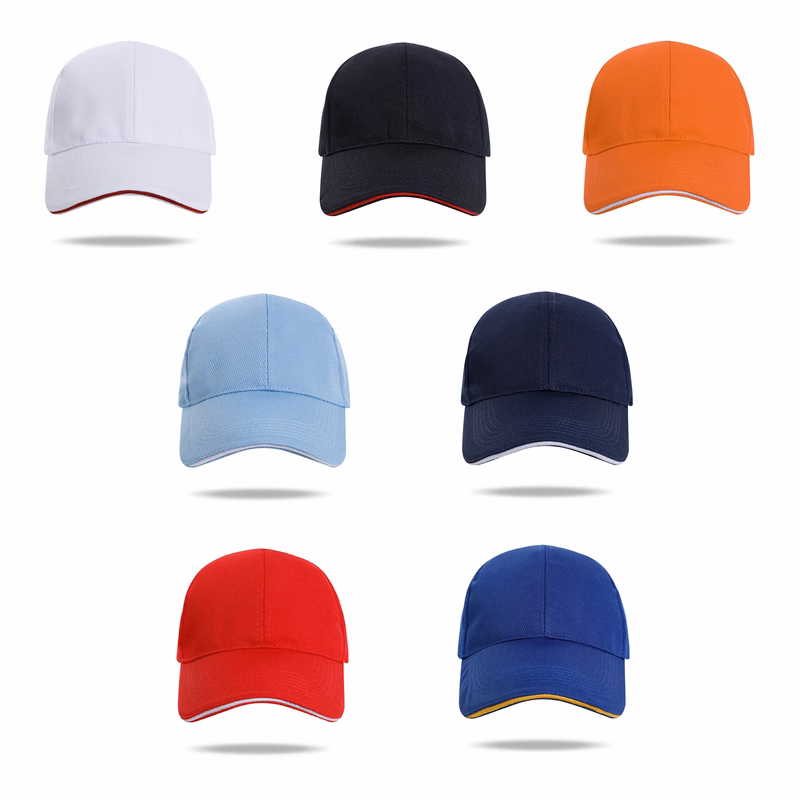 Stock Solid Color Quick Dry Poly 6 Panel Cap w/Single Buckle Back Fastener