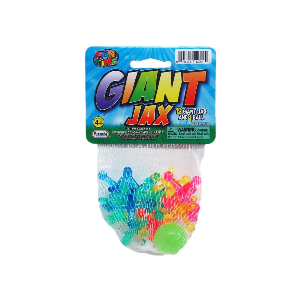 Giant Jax Rubber Jacks with Ball 13-Piece 1