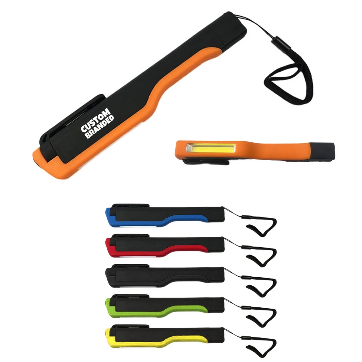 Cob Flashlights Light Bar Pen With Lanyard 1