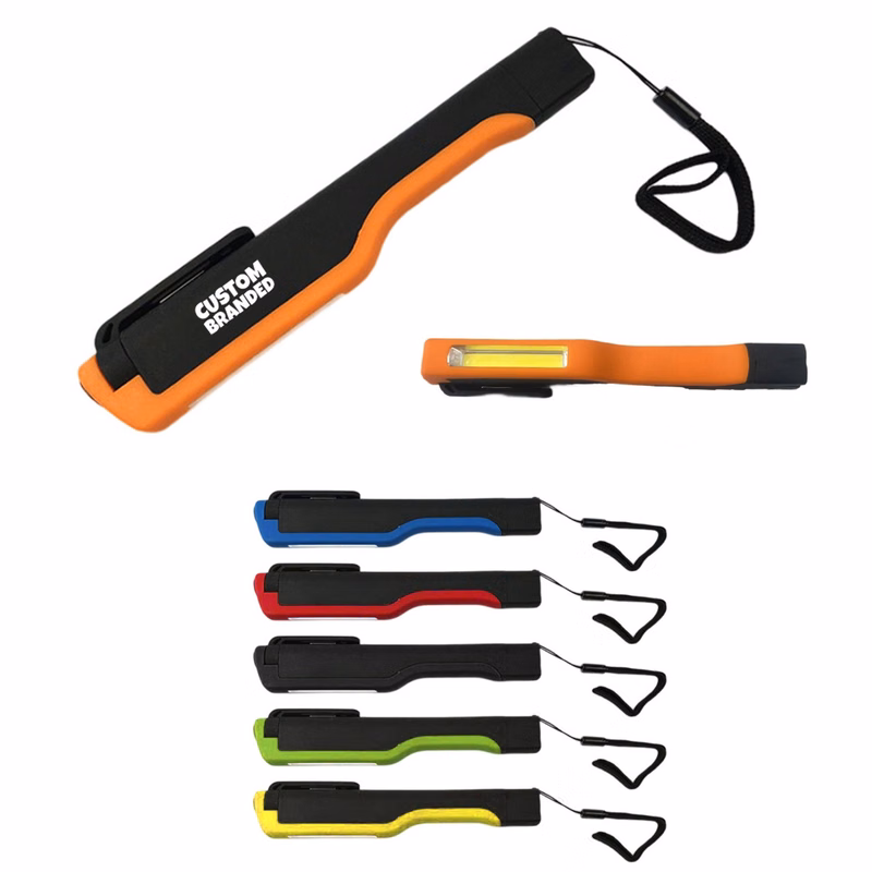 Cob Flashlights Light Bar Pen With Lanyard