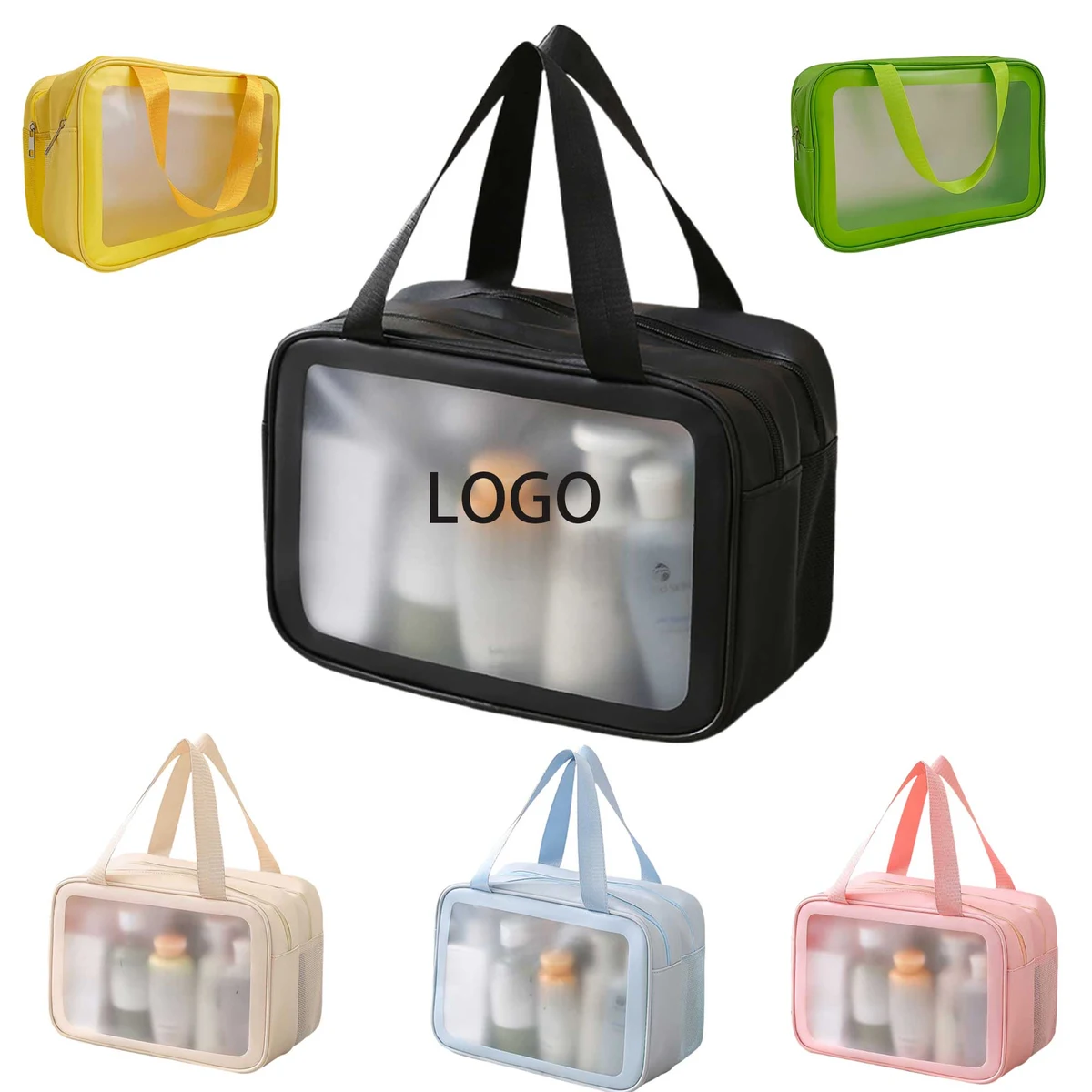 Transparent Travel Makeup Bag 1