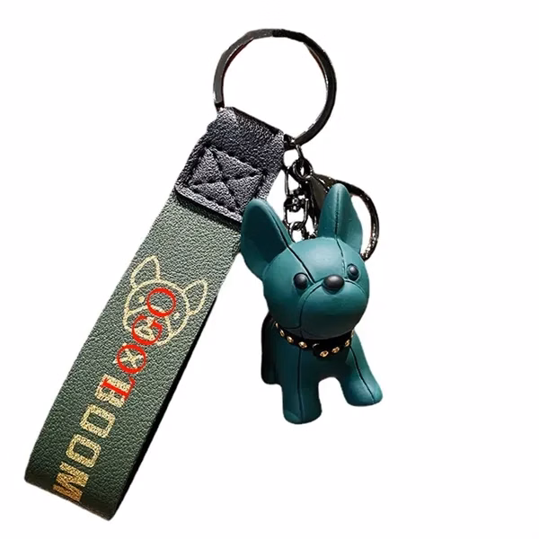Custom Metal French Bulldog Keychain — Durable Charm for Dog Lover Corporate Gifts