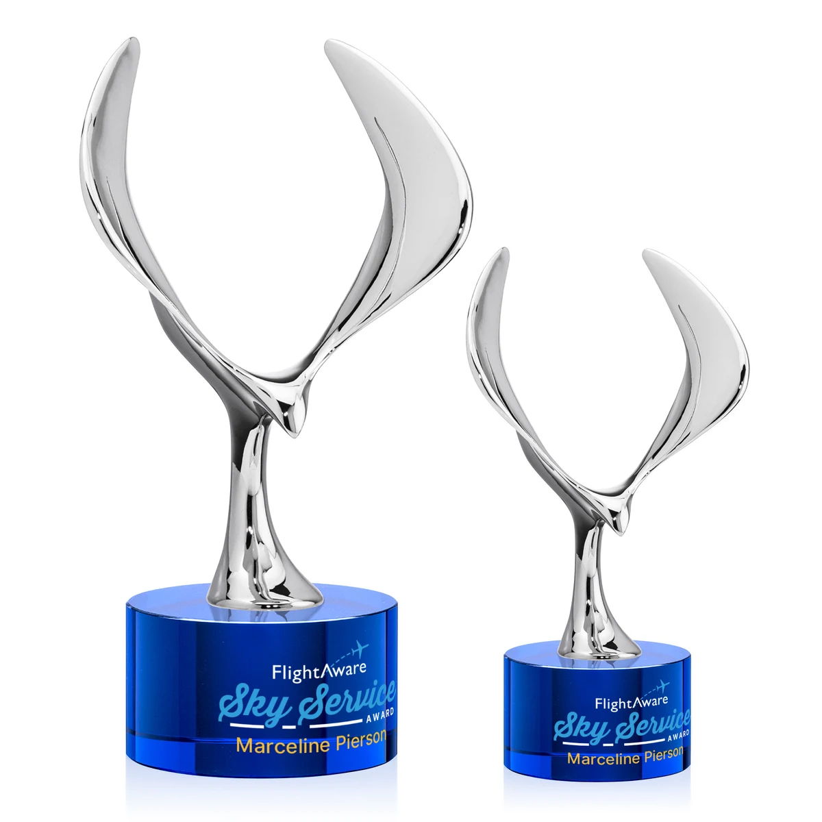 Maverick Eagle VividPrint™ Award on Marvel Base - Blue 1