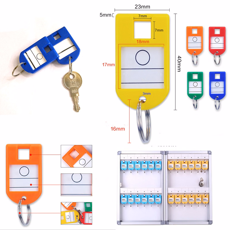 Plastic Key Classification Label