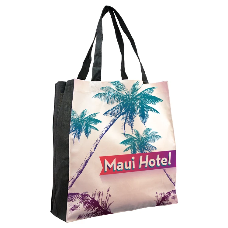Medium Vibrant Color Cotton Tote 1