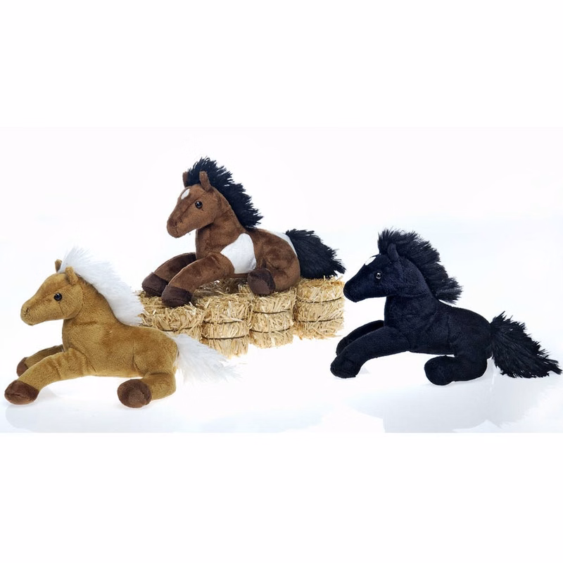 Plush Horse Toys - 9" Assorted Colors Ages 3+