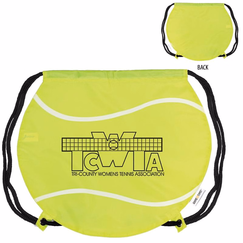 GameTime! Tennis Ball Drawstring Backpack