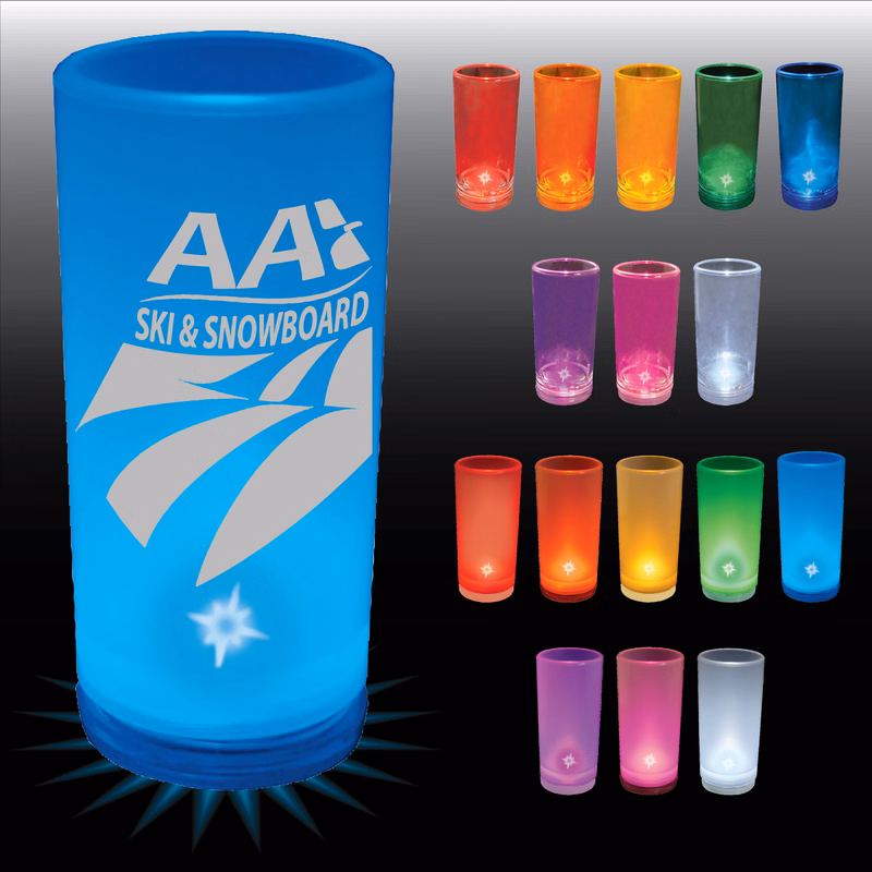 1.5oz Light Up Plastic Standard Shooter Shot Glass