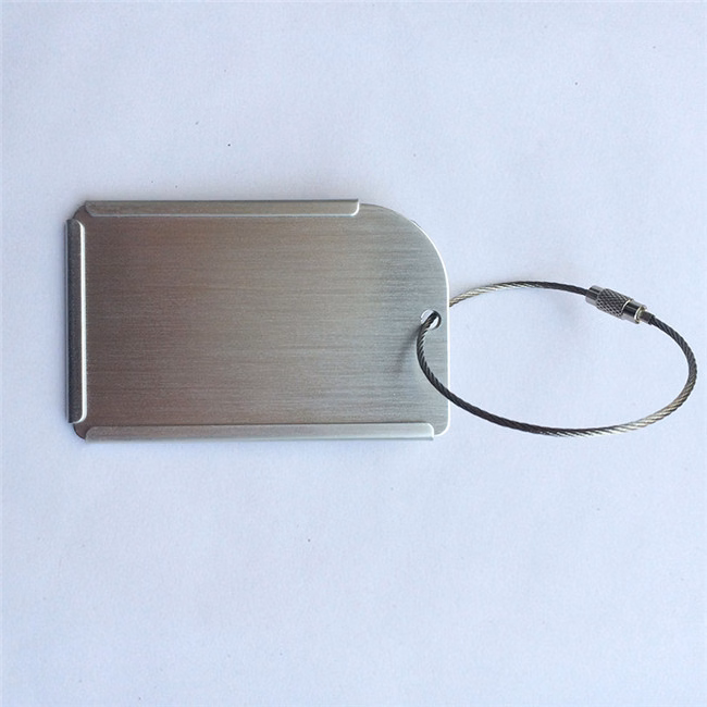 Metal Slider Luggage Tags