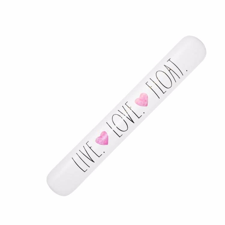 Inflatable Pool Noodles - "Live Love Float"