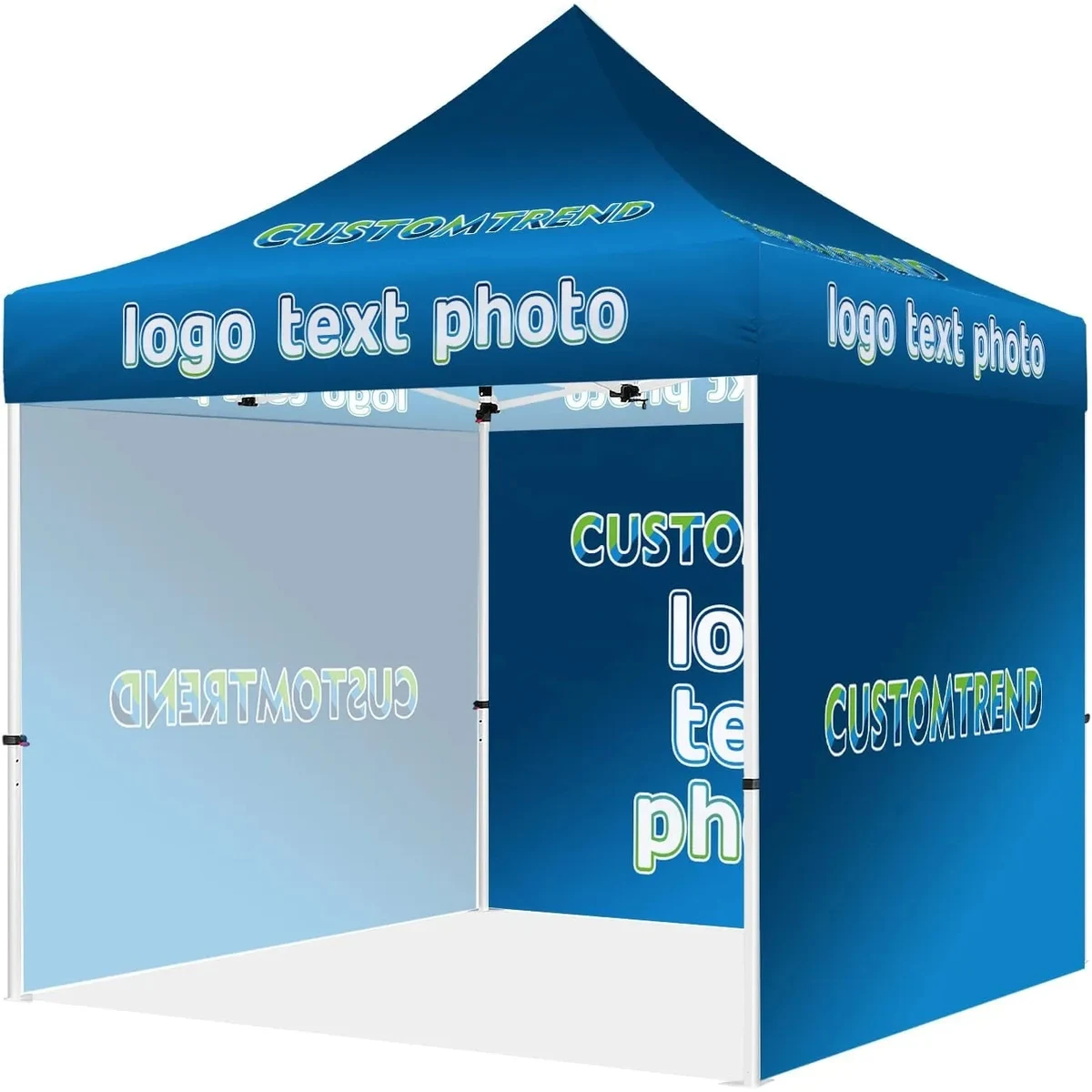Custom Canopy Tent 10'x10' with 3 Full Walls 1