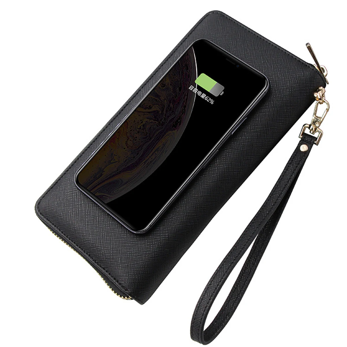 Leather Cellphone Clutch Wallet 1