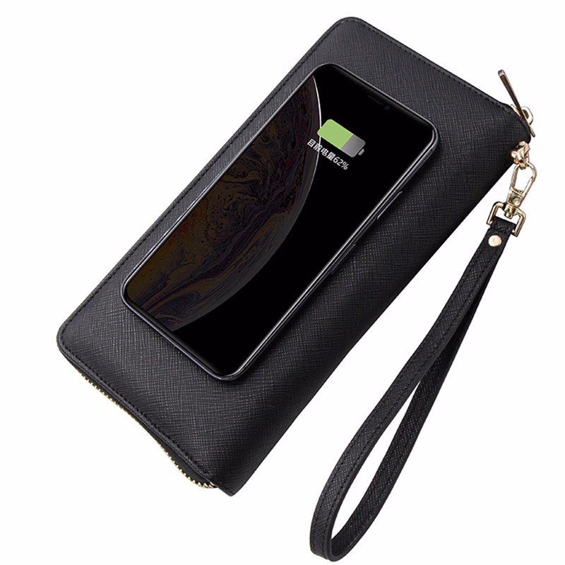 Leather Cellphone Clutch Wallet