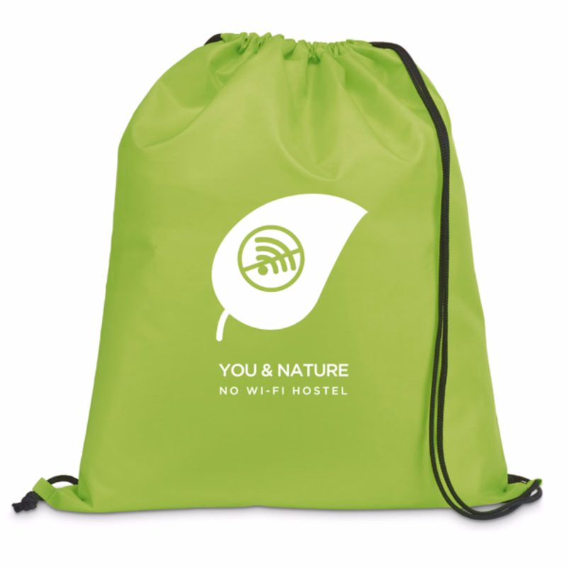 Heavy Duty 210D Poly Drawstring Cinch Up Backpack (14" x 17")