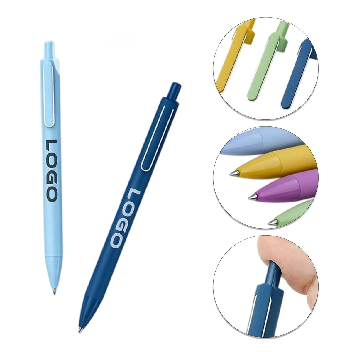 Retractable Office Ballpoint Pens 1