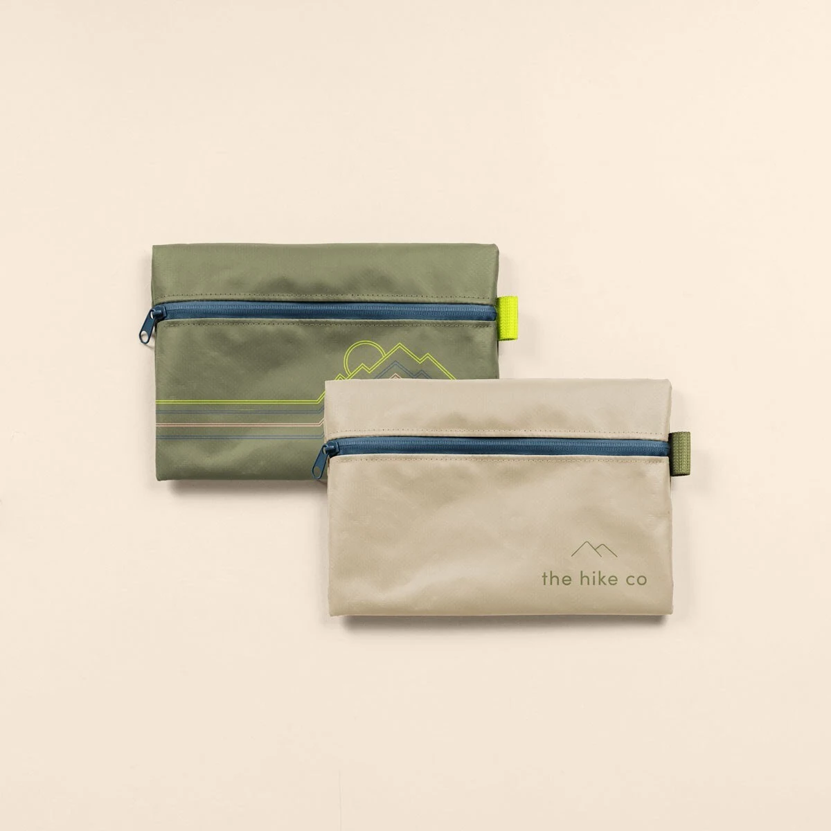 TARPAULIN ZIP FRONT POUCH - 4CP SS ONE LOCATION IMPRINT - MEDIUM 1