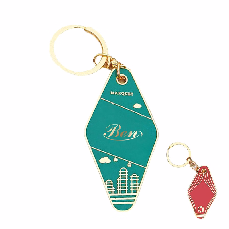 Retro Metal Keychain