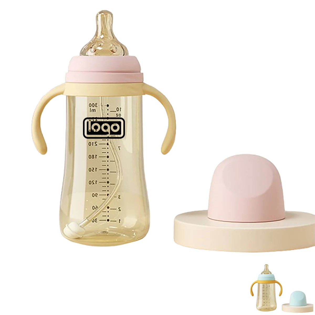 10oz Dual-Use Baby Feeding Bottle - Safe & Durable 1
