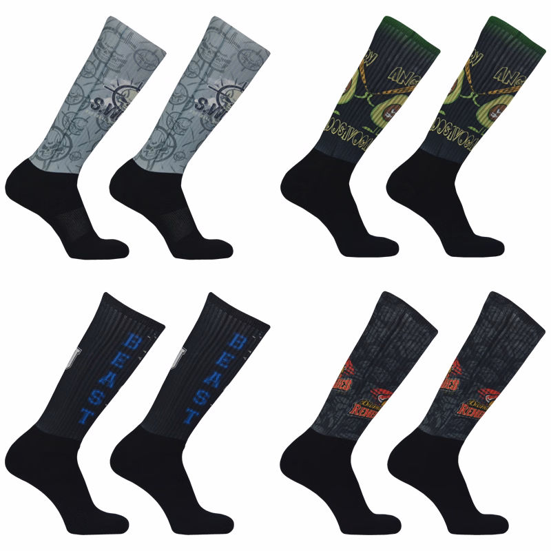 Sublimated Over The Calf Sox
