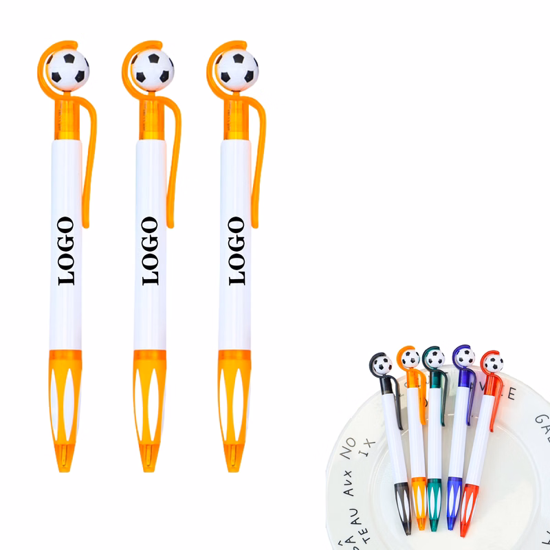 Spin Football Press Ballpoint Pen