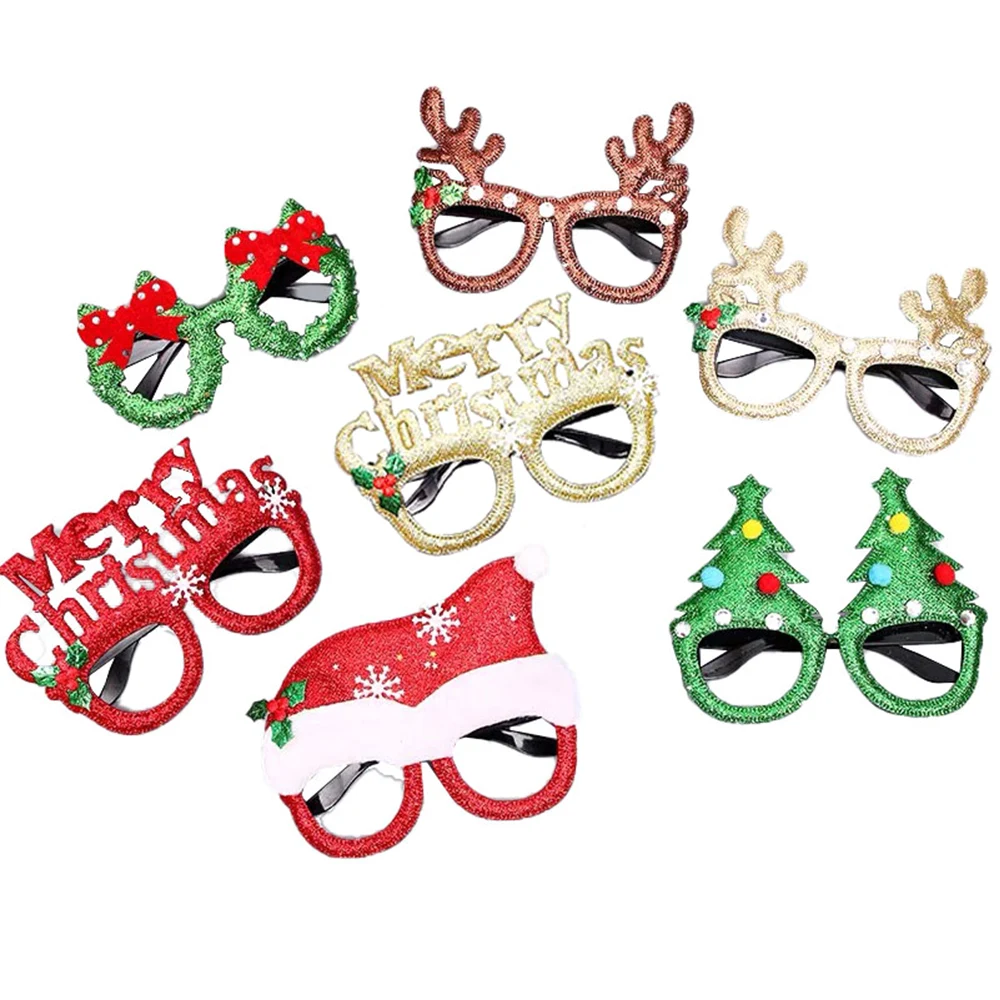 Christmas Creative Decorative Glasses 1