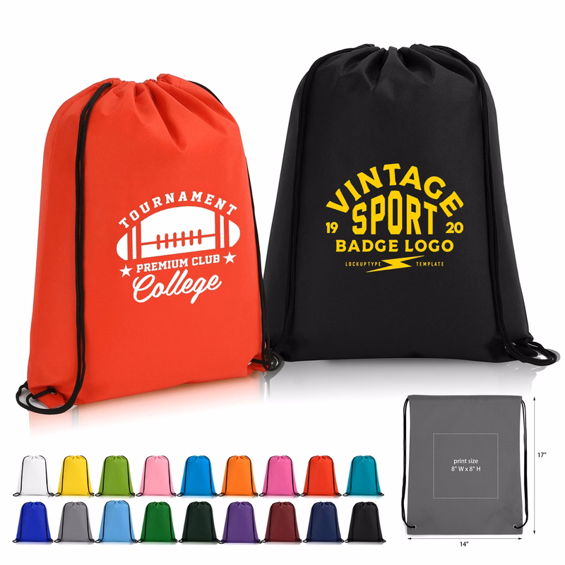Non-Woven Custom Drawstring Backpack