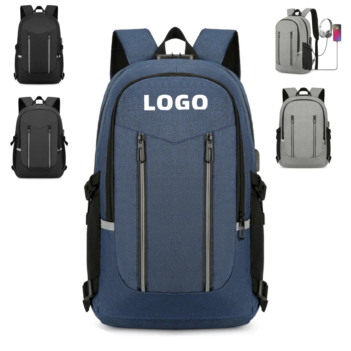 USB Chargeable Computer Backpack 1