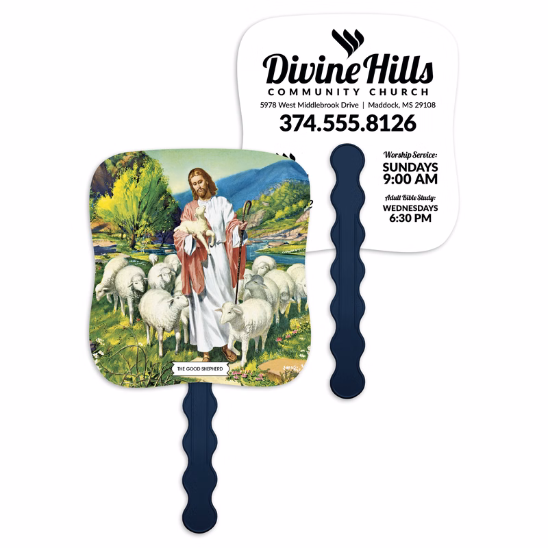 Skinner & Kennedy® The Good Shepherd - Pictorial Fan