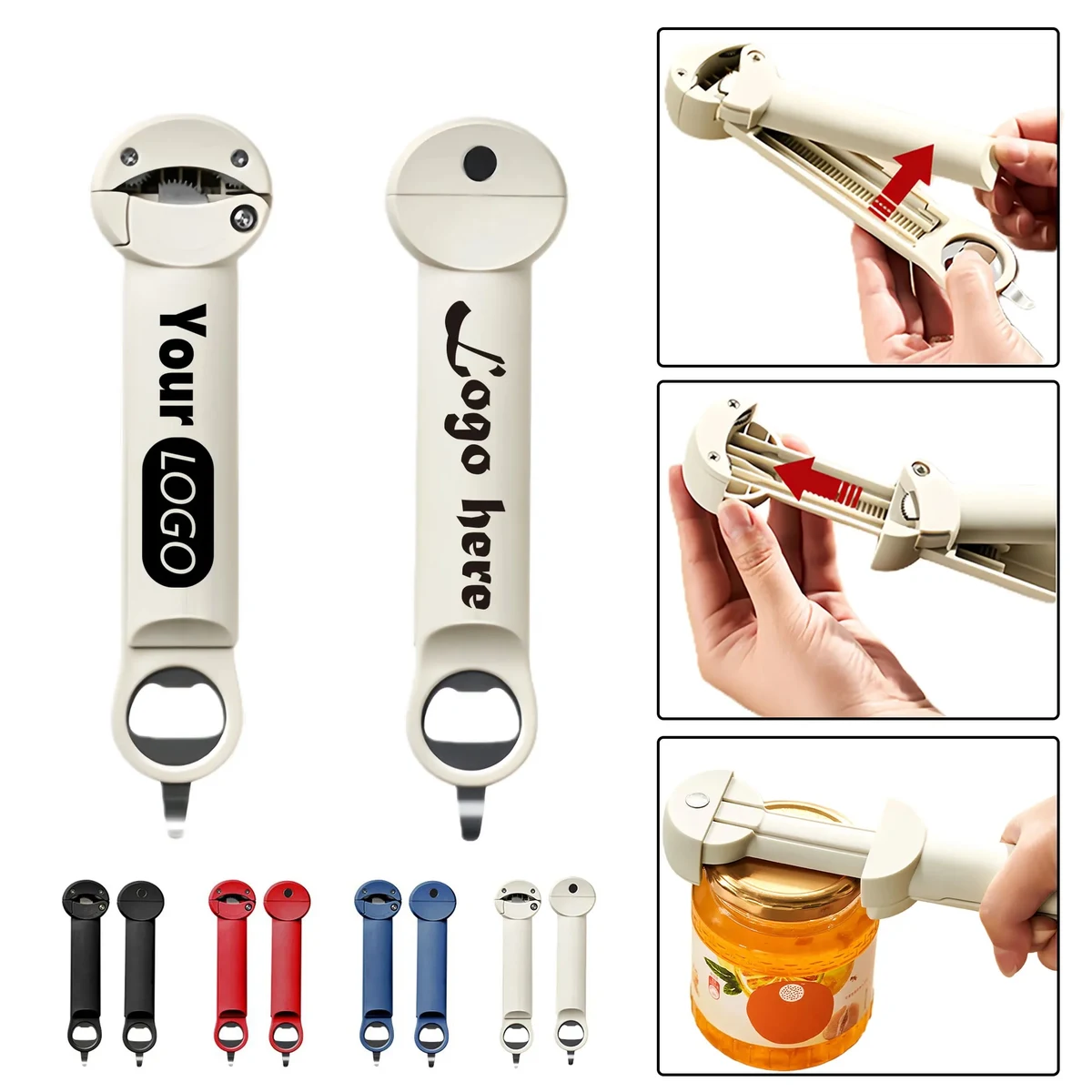 Versatile Magnetic Can Opener Jar Lid Opener For Cap 1
