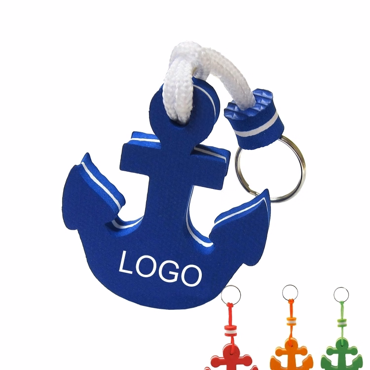 Anchor Shaped Floating Key Chain