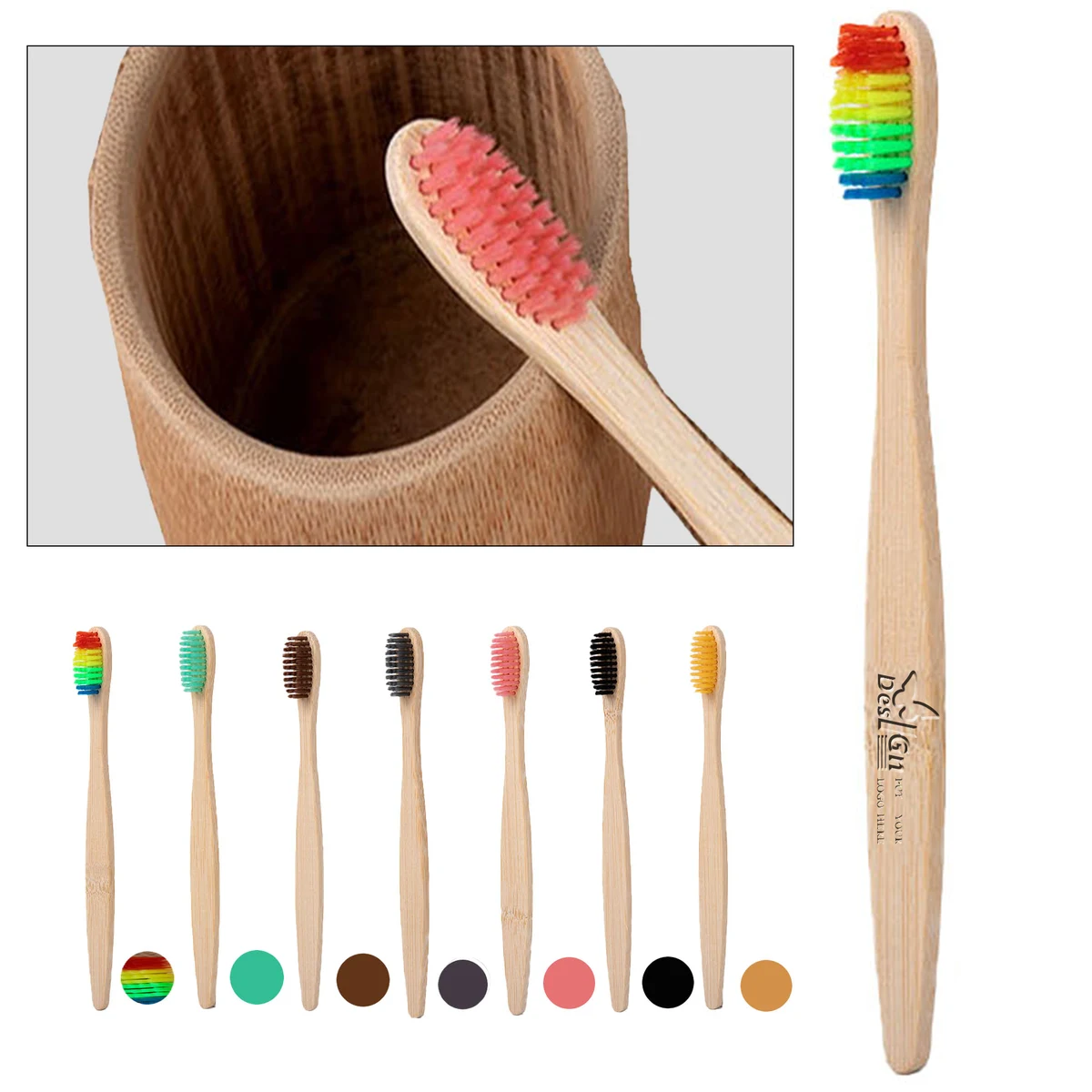 Disposable Bamboo Toothbrush 1