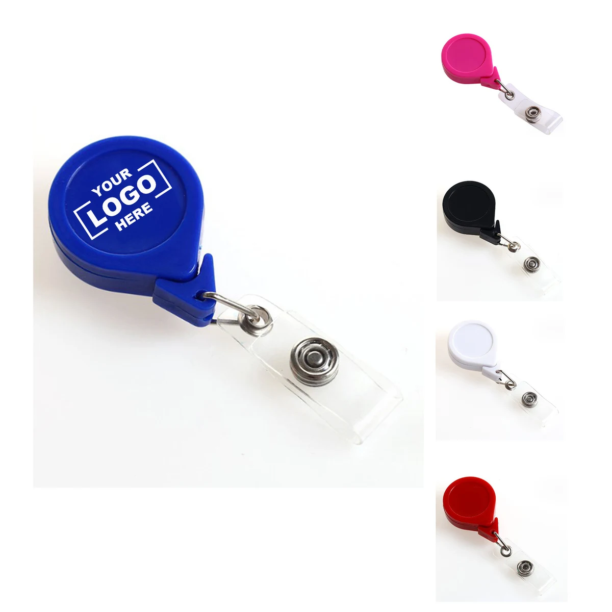Retractable Badge Holder with Belt Clip 1