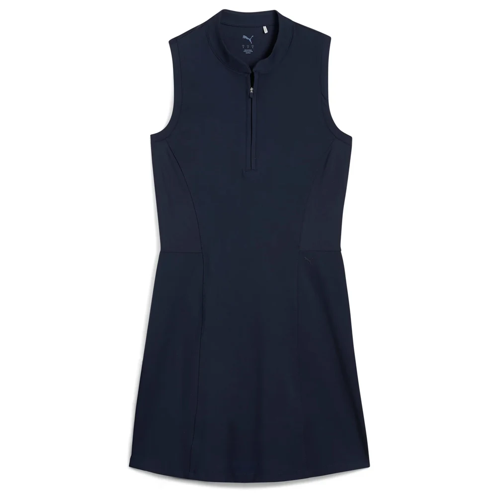 PUMA® Aerlon Mock Women's Sleeveless 1/4-Zip Golf Dress 1